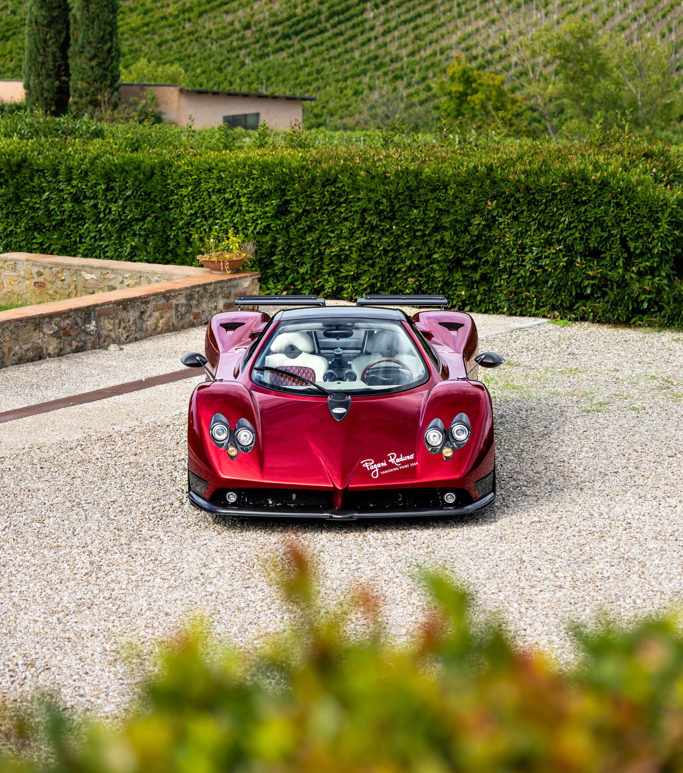 Pagani Zonda S Roadster parked, front three-quarter view